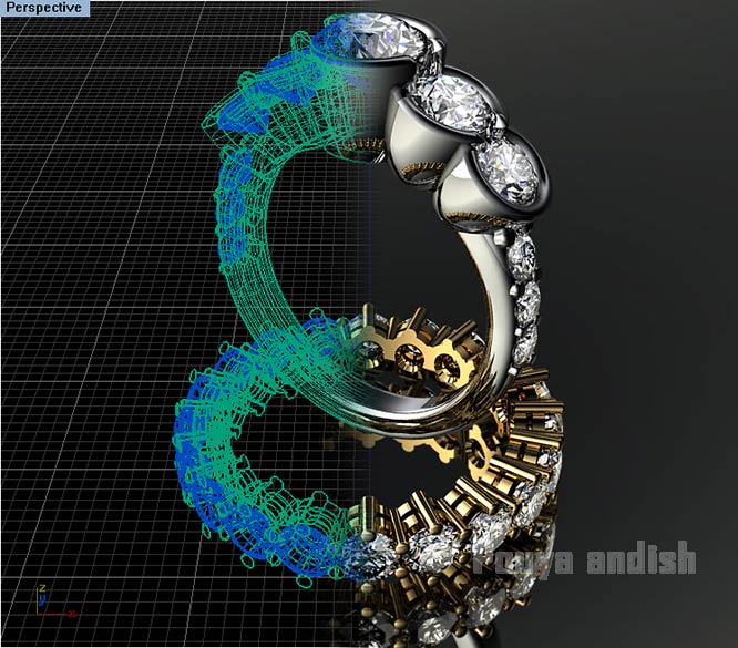 طراحی جواهرات 3d